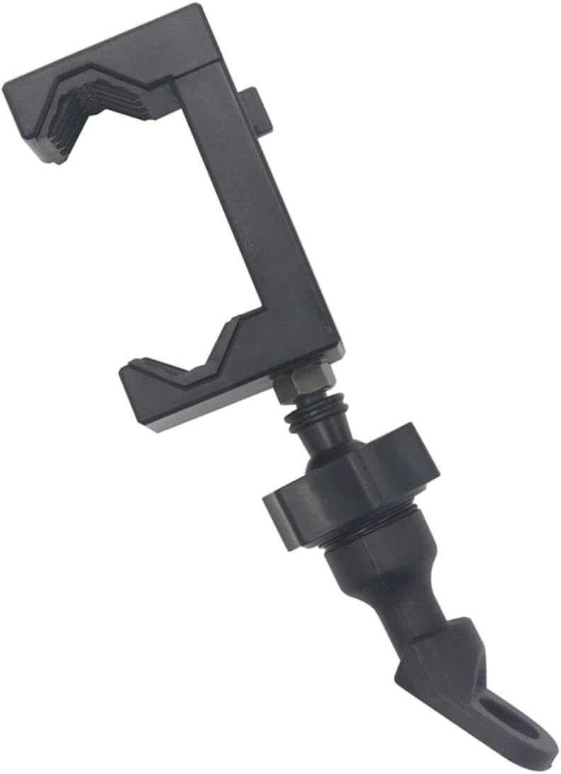 ORFOFE Motorcycle Phone Holder Handlebar Mount Bracket, Rotatable ABS Black