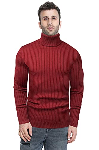 Image of NORTHWIND Men's High Turtle Neck Cotton T-Shirt