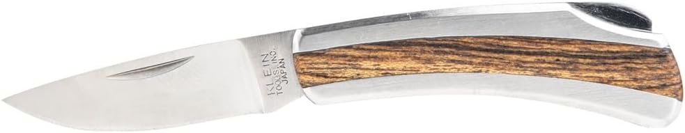 Klein Tools 44032 Pocket Knife 1-5/8-Inch Stainless Steel Drop Point Blade