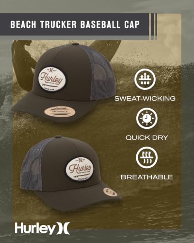 Image of Hurley Mens Hat - Beach Break Trucker Water Resistant Baseball Cap
