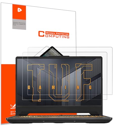 YINOVEEN 2 Pack 15.6 Inch Anti Glare Screen Protector For ASUS TUF 15.6 Inch Gaming Laptop, ASUS VivoBook 15, ZenBook 15/ ZenBook Pro 15, Rog Zephyrus G15, TUF A15 F15 Laptop