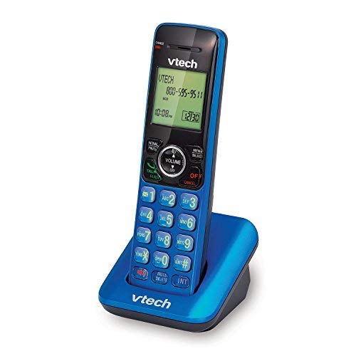 VTech TR05-2013 FoneDeco Accessory Cordless Handset, Blue | Requires a VTech TR1-2013, TR16-2013, or TR17-2013 Series Cordless Phone System to Operate
