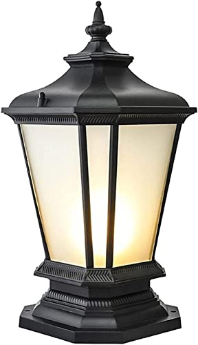 Éclairage de poteau extérieur WQHPLMD en verre pour illuminer vos soirées terrasse