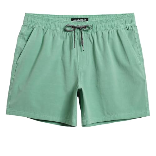 Image of maamgic Men's 5 inch Inseam Shorts Pull-On Relaxed Fit Comfort Stretch Short Shorts with Pocket