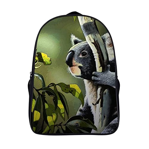 Sac à dos collège Koala pour ado | Cartable mixte de voyage 40x28x16cm