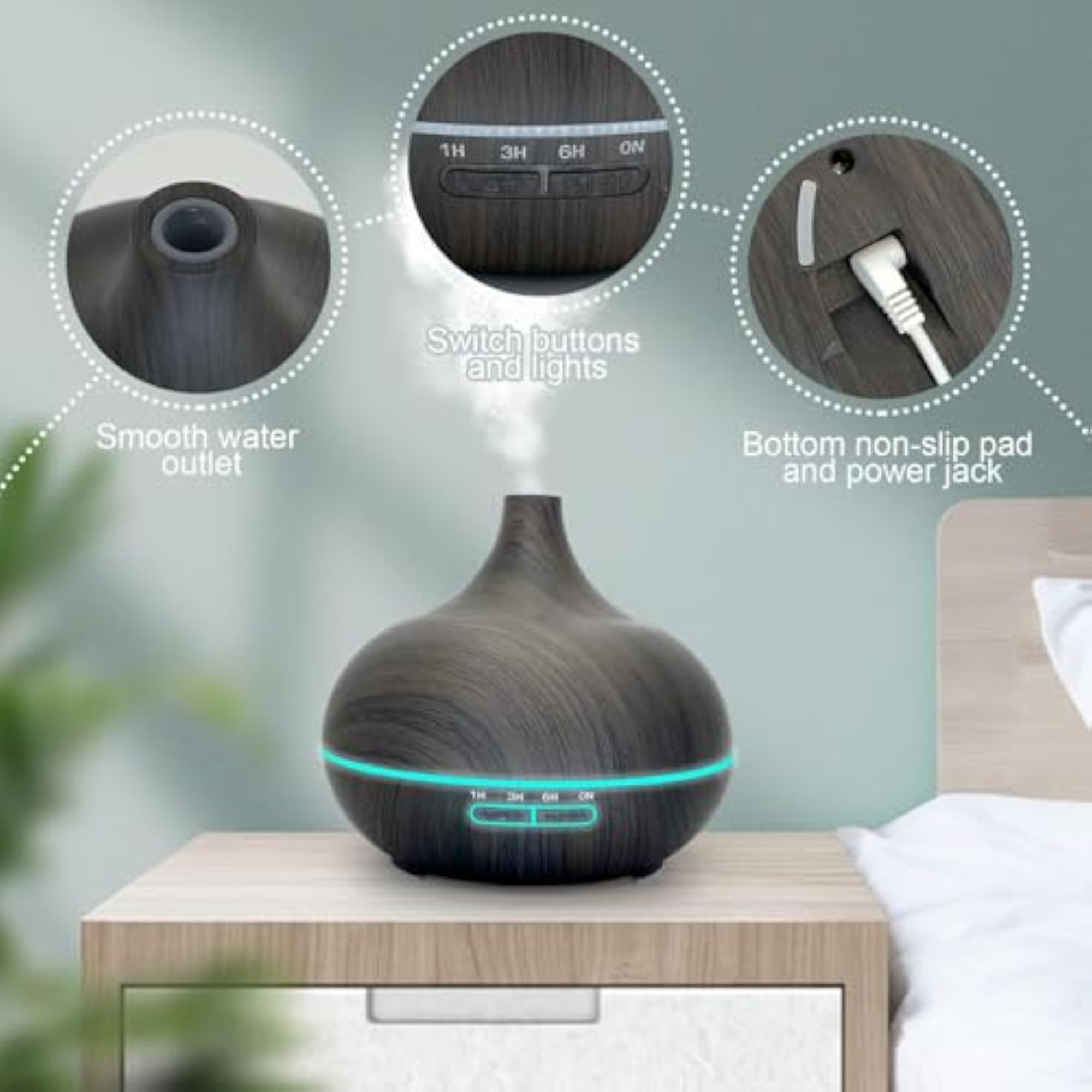 Essential Oil Diffuser with Auto Off Feature
