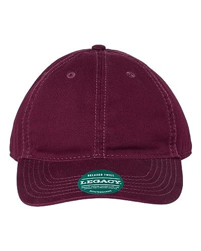 Gorra Legacy Relaxed Twill Dad Ajustable Maroon miniatura 1