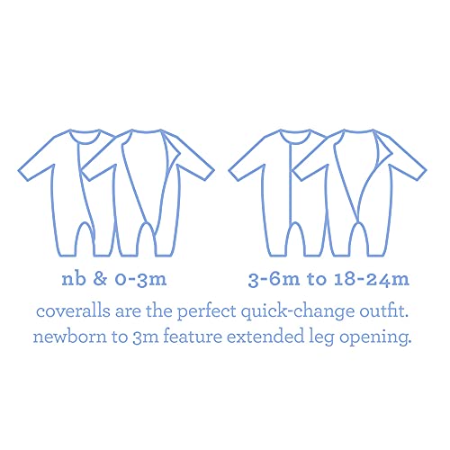 Magnetic Me Easy-Close Modal Coverall Jumpsuit Pink Doeskin 3-6 Months - Thumbnail 3
