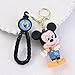 Jnrss 4pcs Minnie/Mickey Cute Cartoon Keychains for Girls Boys, Backpack Key Chain Accessories Wristlet Key chain Car Charms