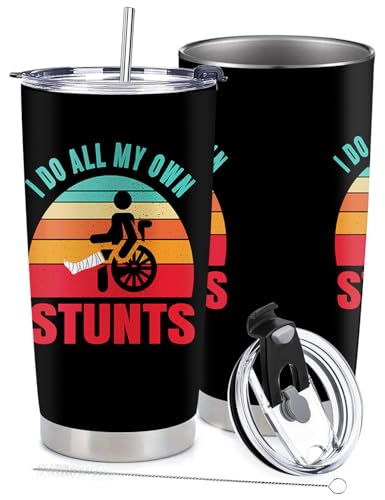 BSHELLOE Broken Leg Gifts - Stainless Steel Vacuum Insulated Tumbler 20 Oz