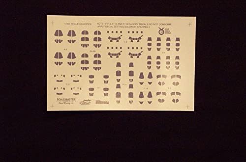 BIBNY Gold Medal Models 1/350 Navy Jet Canopy Decals 350-5D