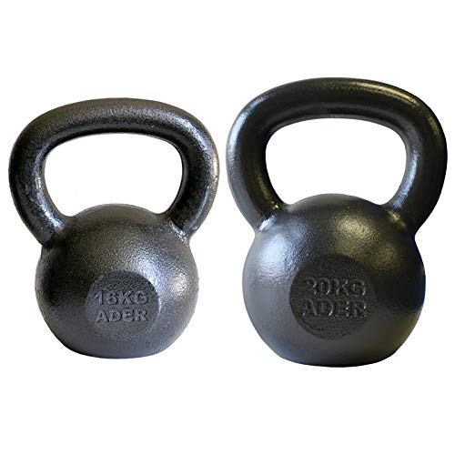Ader Premier Kettlebell Set- (16, 20kg) w/DVD