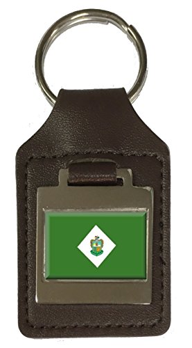 Porte-clés en cuir de l'Équateur Babahoyo gravé, l'excellence des finitions durables