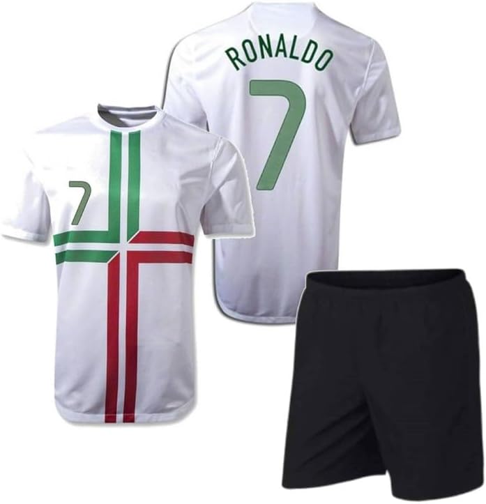 RJM Ronaldo 7 Jersey with Shorts for (Men,Kids,Boys)