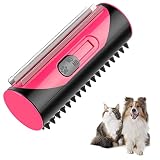 Jooheli Brosse Chien Peigne Chat, 3 en 1 Brosse Chien Poil Long, Brosse Anti Poils Animaux Chat Chien, Brosse De Toilettage Pour Chien, Chat, Vêtements, Coussin, Canapé, Voiture, Lit
