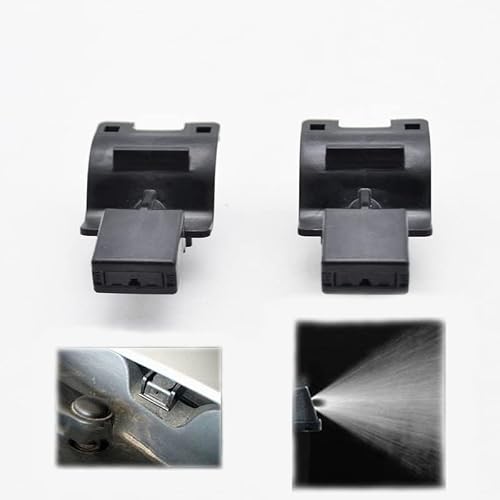 Windscreen Washer Jets, for Lexus RX350 RX450H LS460 LS600H IS250 IS350 GX460 AL10 XF40 XE20 2 Pack Wiper Washer Spray Nozzle, Car Washer Pump, plastic Black
