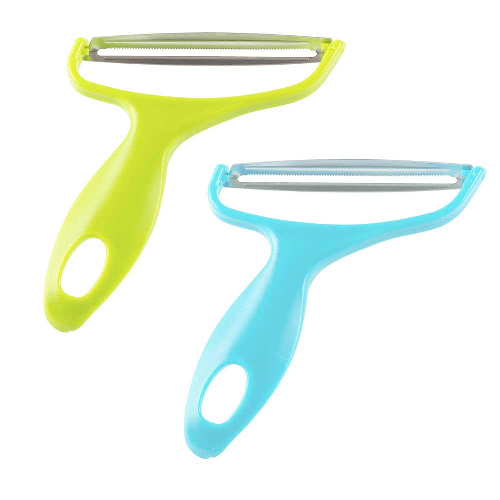 2 Pcs Y Shaped Swivel Potato Peeler Wide Mouth Peeler Fruit Peeler for Home Kitchen Vegetables Fruits Salad Potato Cabbage