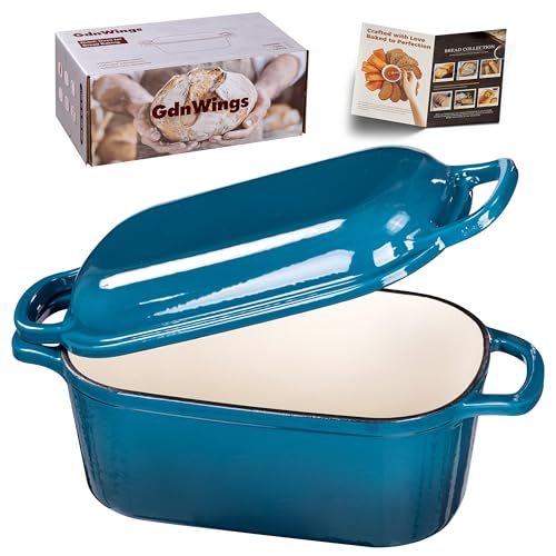 GdnWings 4.6 Quart Dutch Oven for Sourdough Bread Baking, Combo