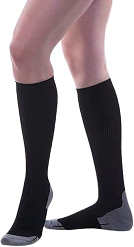 Allegro - Calcetines de compresión atléticos 387 de recuperación de 15-20 mmHg para ejercicio, correr, ropa de apoyo cómoda