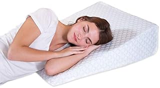 Bed Wedge Pillow with 1.5 Inch Memory Foam Top,