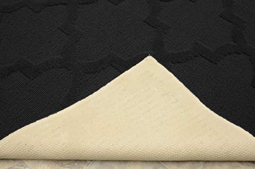 Tapete Garland Rug Quatro Negro 213 x 152 cm miniatura 5