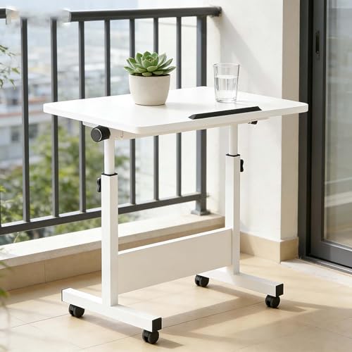 Table à roulettes pliable pour soulager le dos et optimiser les petits espaces