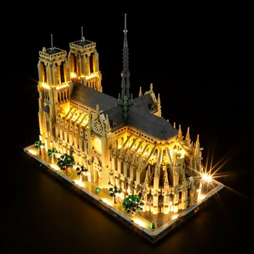 Image of LIGHTAILING Light Set for Lego-21061 Notre-Dame de Paris - LED Lighting Set Compatible with Lego Building Blocks Model - Model Set Not Included