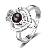 REGALO – Regalos ideal para el Día de San Valentín, Día de la Madre, Aniversario, boda, Navidad, Año Nuevo, Cumpleaños, cenas románticas, pedida de matrimonio y fiesta para su novia, amante, esposa y ustedes mismos, regalos para ella. La joya se entrega dentro de una caja elegante de 24 Joyas.