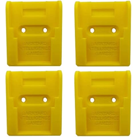 Barnyard Intel Wall Mount and Cover for Dewalt 20V Max (4-Pack Yellow) Cover