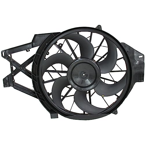 TYMMC Radiator Cooling Fan Blade V6 Assembly for Ford for Mustang 3.8L 1999-2004 Does Not Include Shroud FO3115131 3R3Z8C607A ZZ0210