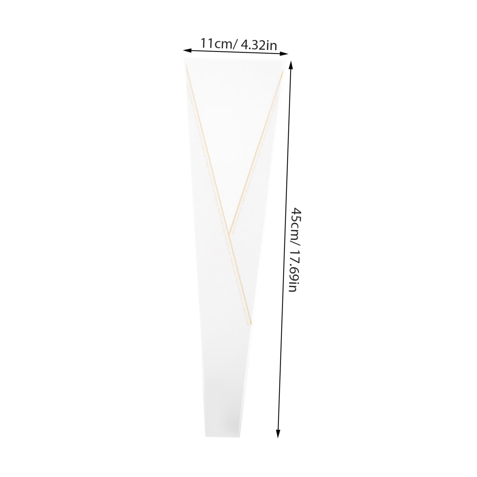 Angoily Rose Wraps 50pcs Floral Single Rose Wrapping Floral Bag Strong Plastic Sleeves for Bouquets