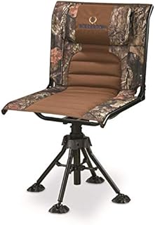 Bolderton 360 Comfort Swivel Camo Hunting Chair, Mossy Oak Break-Up Country, Mossy Oak Country Camo