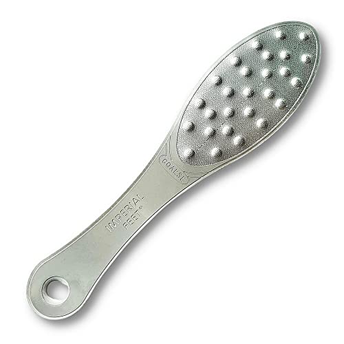 metal foot scrubber - Stainless Steel Foot Scraper | Professional Double-Sided Foot File Callus Remover for Feet | Foot Rasp Scrubber for Wet Or Dry Skin | Easy to Clean Pedicure Tool, Heel Grater for Feet