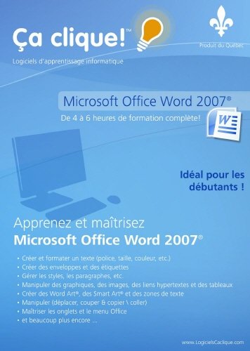 Apprenez et Maîtrisez Word 2007