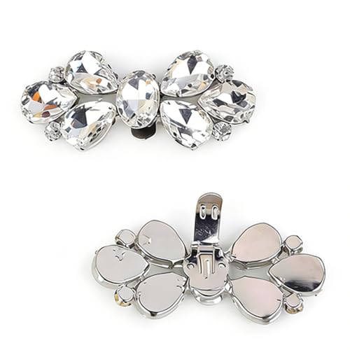 Boucles de chaussures de mariage en cristal pour soulier de soirée