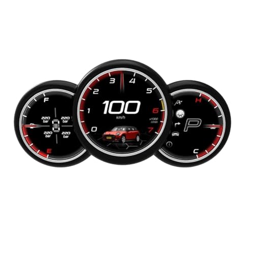 3.4インチ 車用 LCD デジタル ダッシュボード クラスター BMW MINI Cooper R55 R56 R57 2006-2014 計器パネル スピードメーター バーチャルコックピット対応
