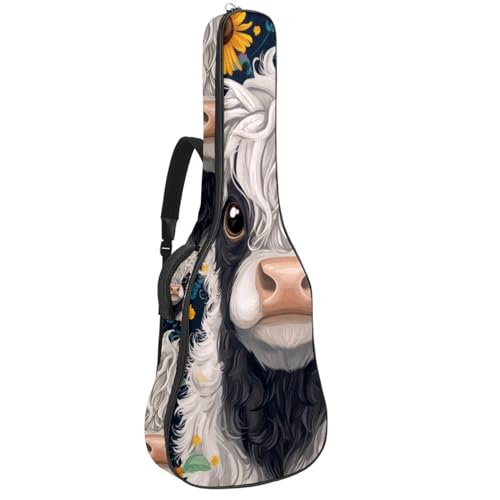 Housse guitare basse imperméable avec sangle dos et 2 poches