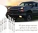12639701 Diesel Glow Plugs 9G for Duramax LLY LML LMM Chevy&GMC LBZ LGH 6.6L, 2006 2007 2008 2009 2010 2011 2012 2013 2014 2015 2016 Silverado, Savana, Sierra, Express Replaces# 97364968