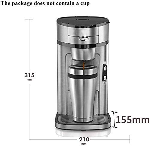 Cafetera de filtro automática para una taza 1300W miniatura 7