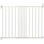 Safetots Extra Tall Extending Metal pet gate, White,62.5cm - 106.8cm