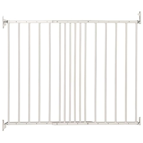 Safetots Extra Tall Extending Metal pet gate, White,62.5cm - 106.8cm