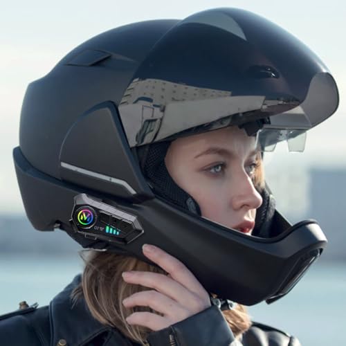 Auriculares inalámbricos para motocicleta impermeables de comunicación 3