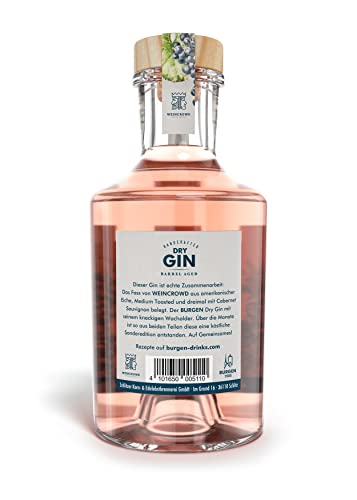 Burgen Dry Gin Barrique Weincrowd Bio Edition (1x 0,5 l) – Bild 2