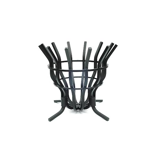 Grate Wall of Fire Short Firepit. Throws serious Heat! Black