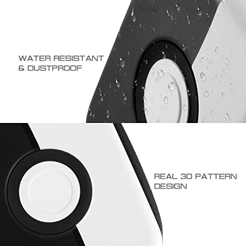 Tombert Carrying Case For Ptcg Trading Cards, Gifts For Boys, Hard-Shell Storage Box Fits Magic Mtg Cards And Ptcg, Holds 400+ Cards(Black&White) #TOP3