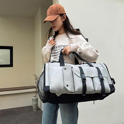 Bolsos de fin de semana para mujer multifuncionales para organizar ropa 2