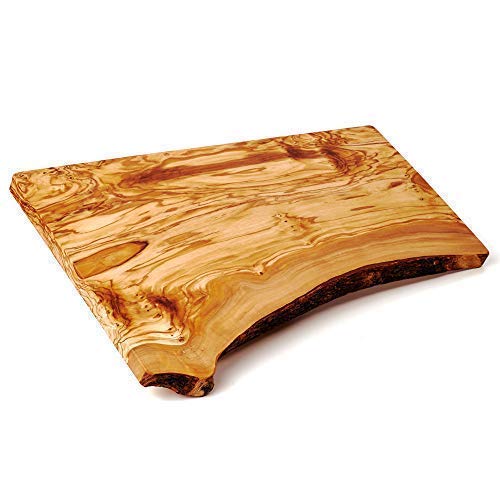 Madera de Olivo la Tabla de Cortar Rústico Con Vacuno - 50cm Cover