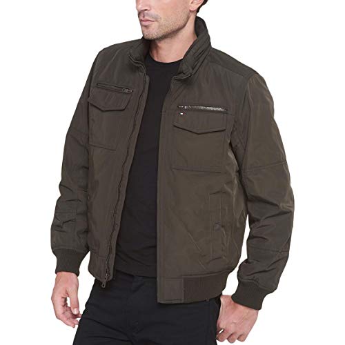 Image of Tommy Hilfigier Men's Water Resistant Performance Bomber Jacket (Standard and Big & Tall)