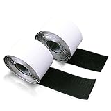 XFasten Adhesive Hook and Loop, Black, 2-Inch x 10-Foot Water-Resistant, Sewing Compatible and Wear and Tear Resistant