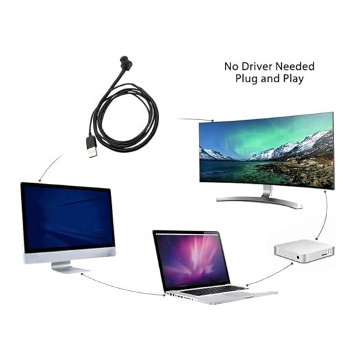 Webcam USB 4 MP avec tube métallique orientable à 360 degrés Observe - 3